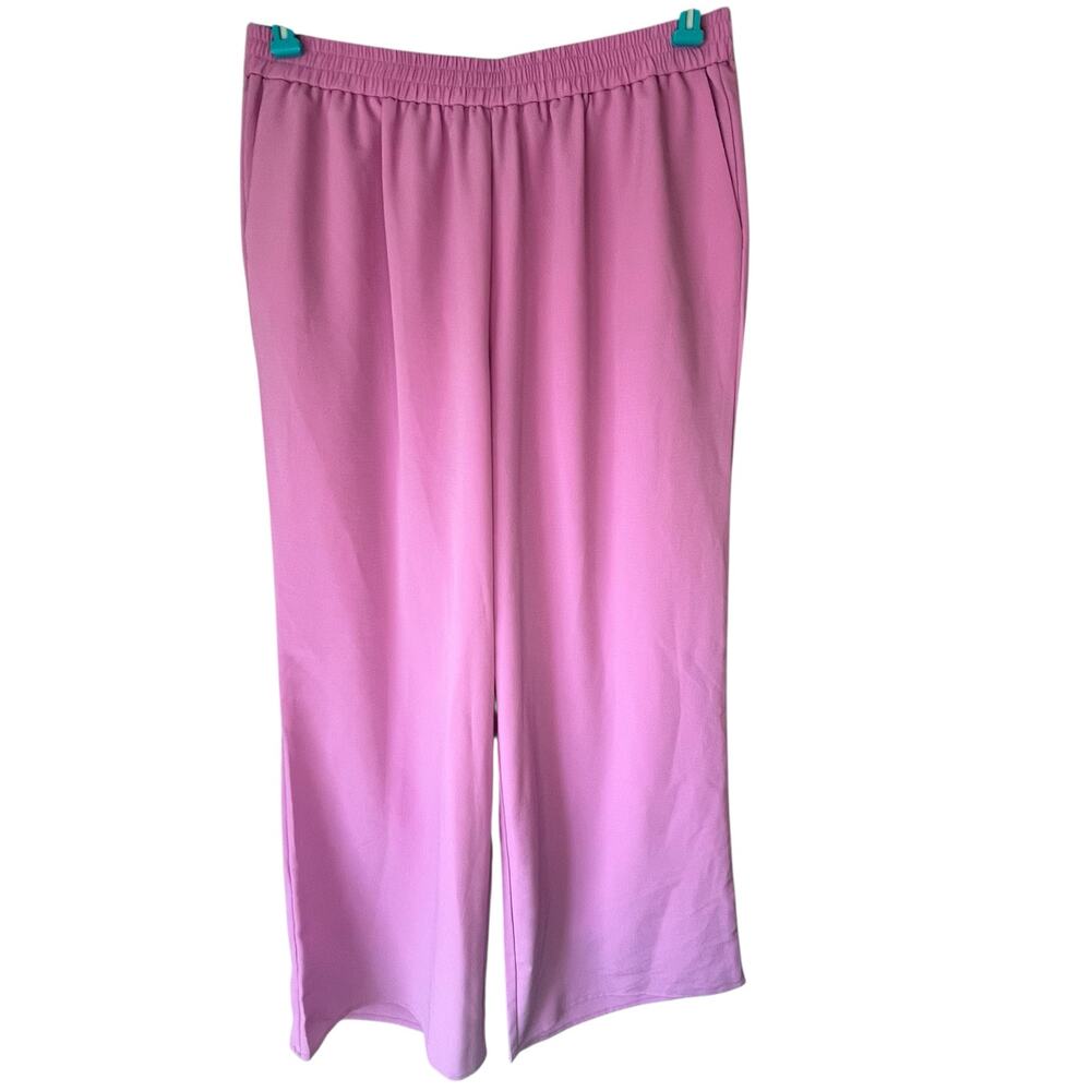 NWT! Eloquii Purplish Pink Wide Leg Pants Size 16